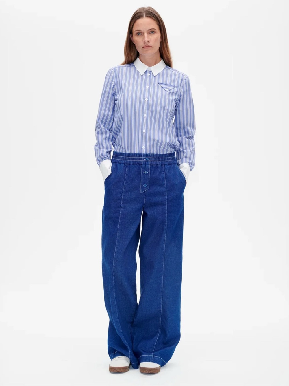 Baum Und Pferdgarten Wide Leg Noiella Jeans (Blue Depths)